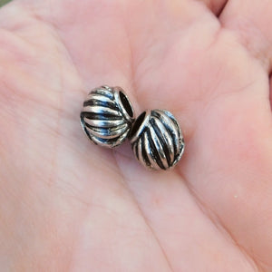 Mellandel/detalj i rostfritt stål antik 11x10 mm