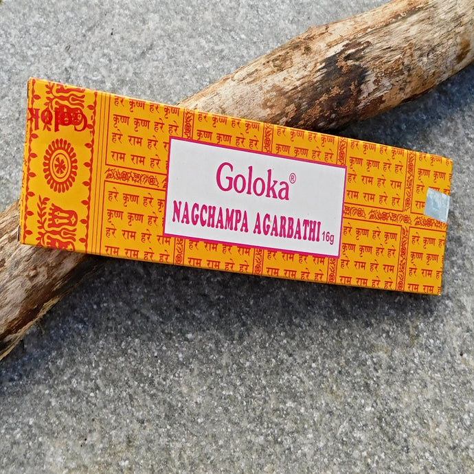 Rökelsepinnar Goloka Nag champa, 16 gram