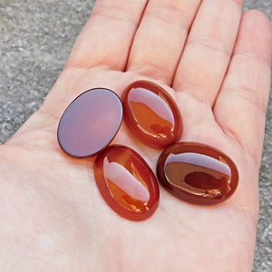 Karneol cabochon oval 25x18 mm