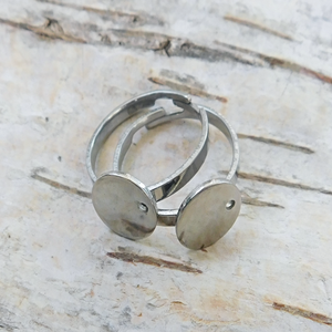 Ringstomme i rostfritt stål, platta 10 mm (enkel)