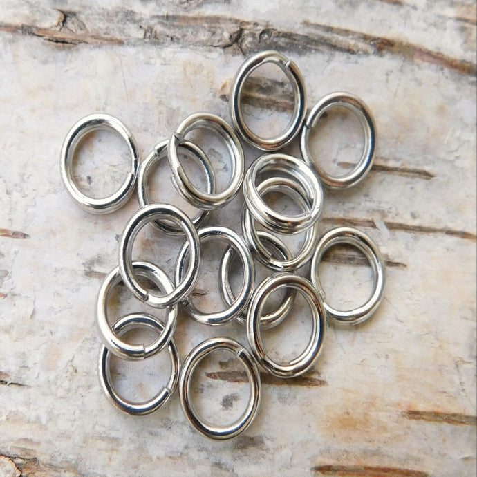 Dubbla motringar i rostfritt stål, 10x2 mm - 30 pack