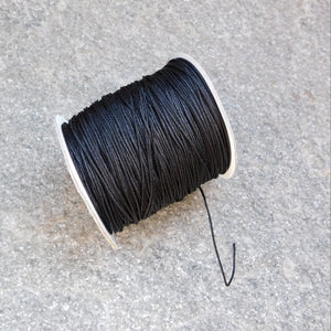 Nylontråd 1 mm - svart