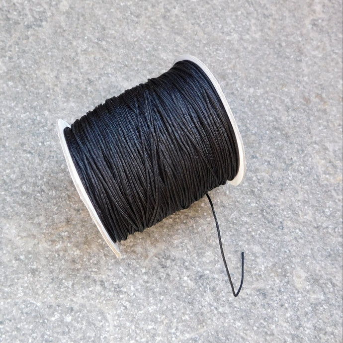 Nylontråd 1 mm - svart