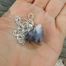 Ladda upp bild till gallerivisning, Halsband, Dendrit agat och sterling silver 925
