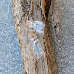 Glasflaska med kork, 22x15 mm