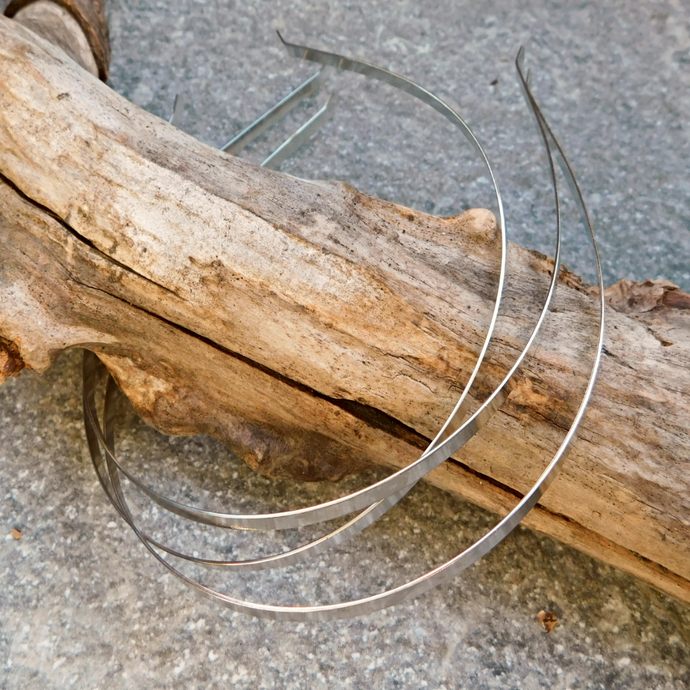 Diadem 120 mm, silverfärg