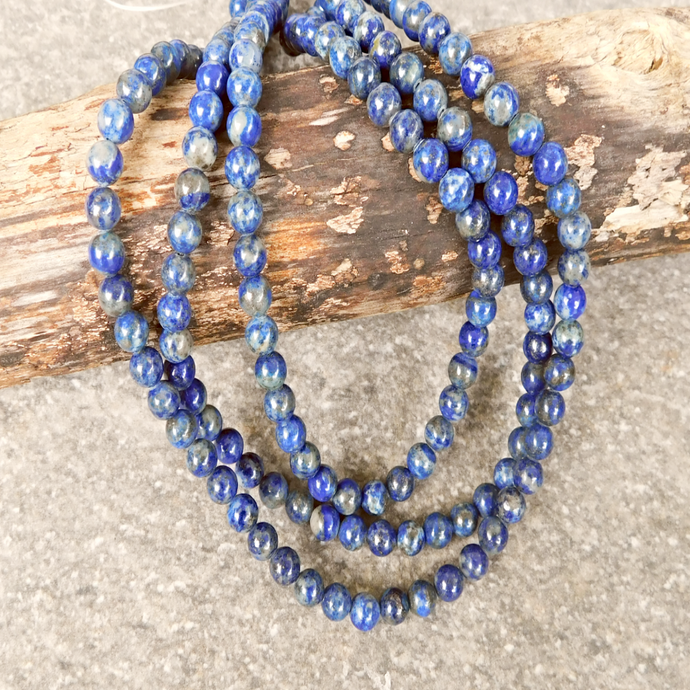 Lapis Lazuli, 6 mm sträng