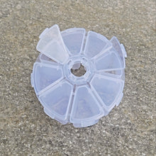Ladda upp bild till gallerivisning, Förvaringsask i plast, 8 fack 10x3 cm
