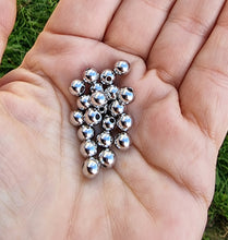 Ladda upp bild till gallerivisning, Runda kulor/pärlor i rostfritt stål, 6 mm
