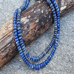 Lapis Lazuli rondeller/abacus 8x5 mm