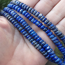 Ladda upp bild till gallerivisning, Lapis Lazuli rondeller/abacus 8x5 mm
