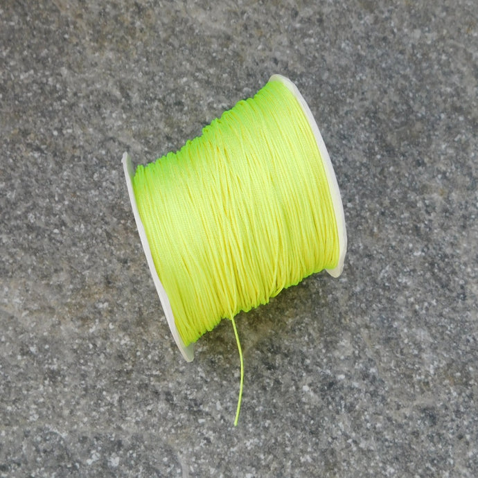 Nylontråd 0,8 mm - neongul