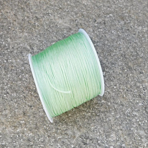 Nylontråd 0,8 mm - pastellgrön