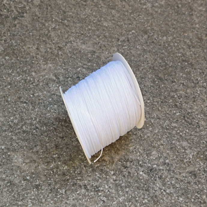 Nylontråd 0,8 mm - vit