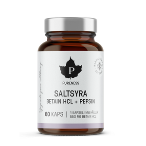 Saltsyra Betain HCl, Pureness - 60 kapslar