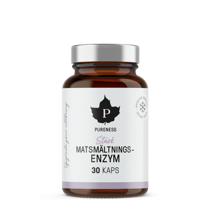 Matsmältningsenzymer, stark Pureness, 30 kapslar