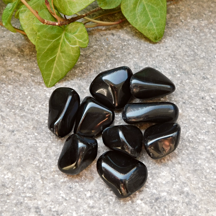 Svart Obsidian, trumlad